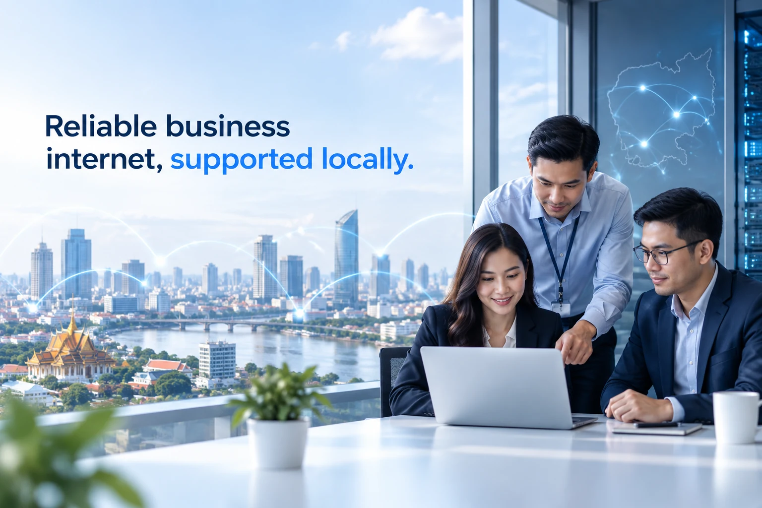 Reliable business internet, supported locally by MaxBIT